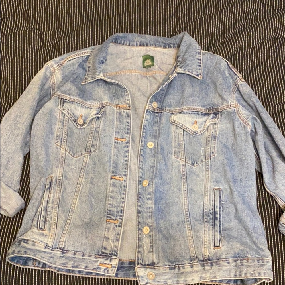 oversized jean jacket